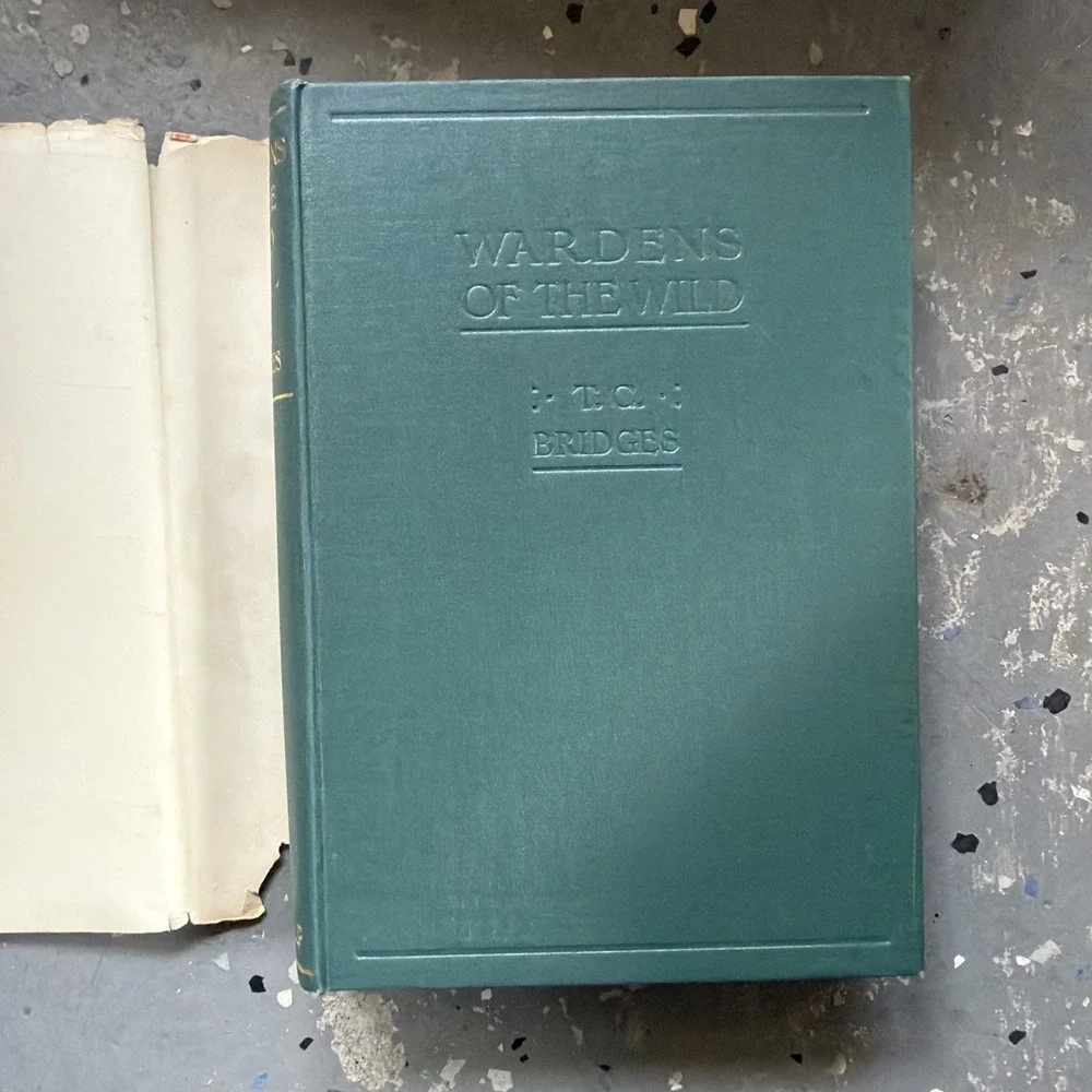 Wardens‎ of the Wild - T.C. Bridges HCDJ (1937) World's Animal Sanctuaries RARE